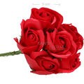 Buquê de Rosas Perfumadas em E.V.A 6 unid.- Ref.354-16 Vermelha